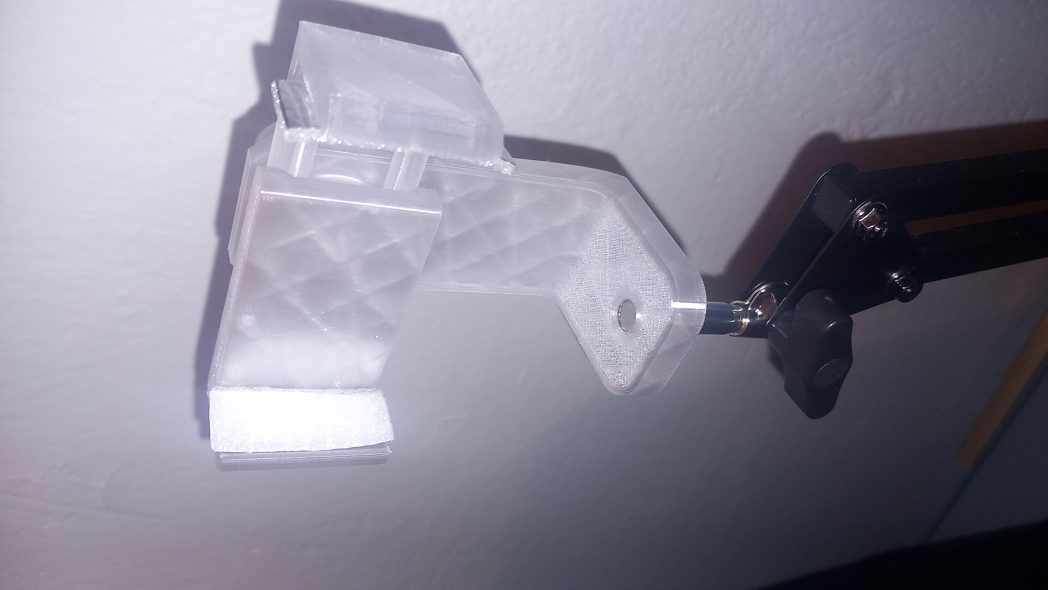 Stem with 3/8" printed thread 3D model thumbnail