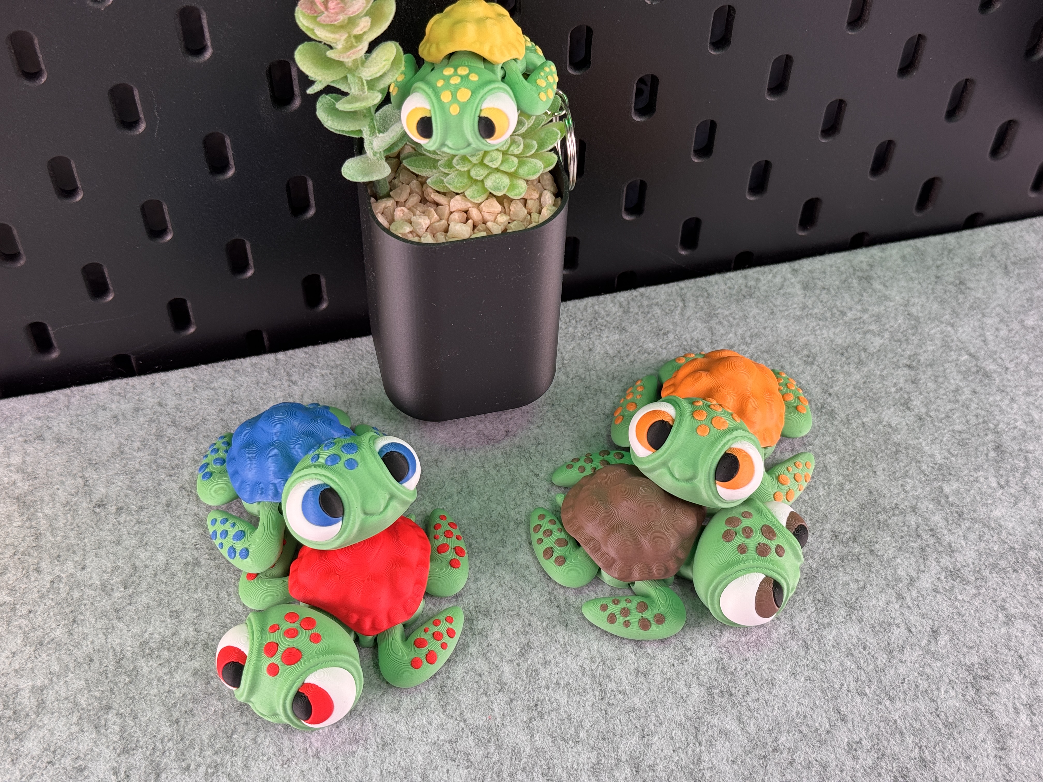 Miniatura 2 do modelo 3D Articulated Cute Turtle