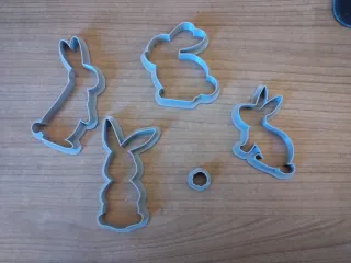 Cute Bunny Cookie Cutters