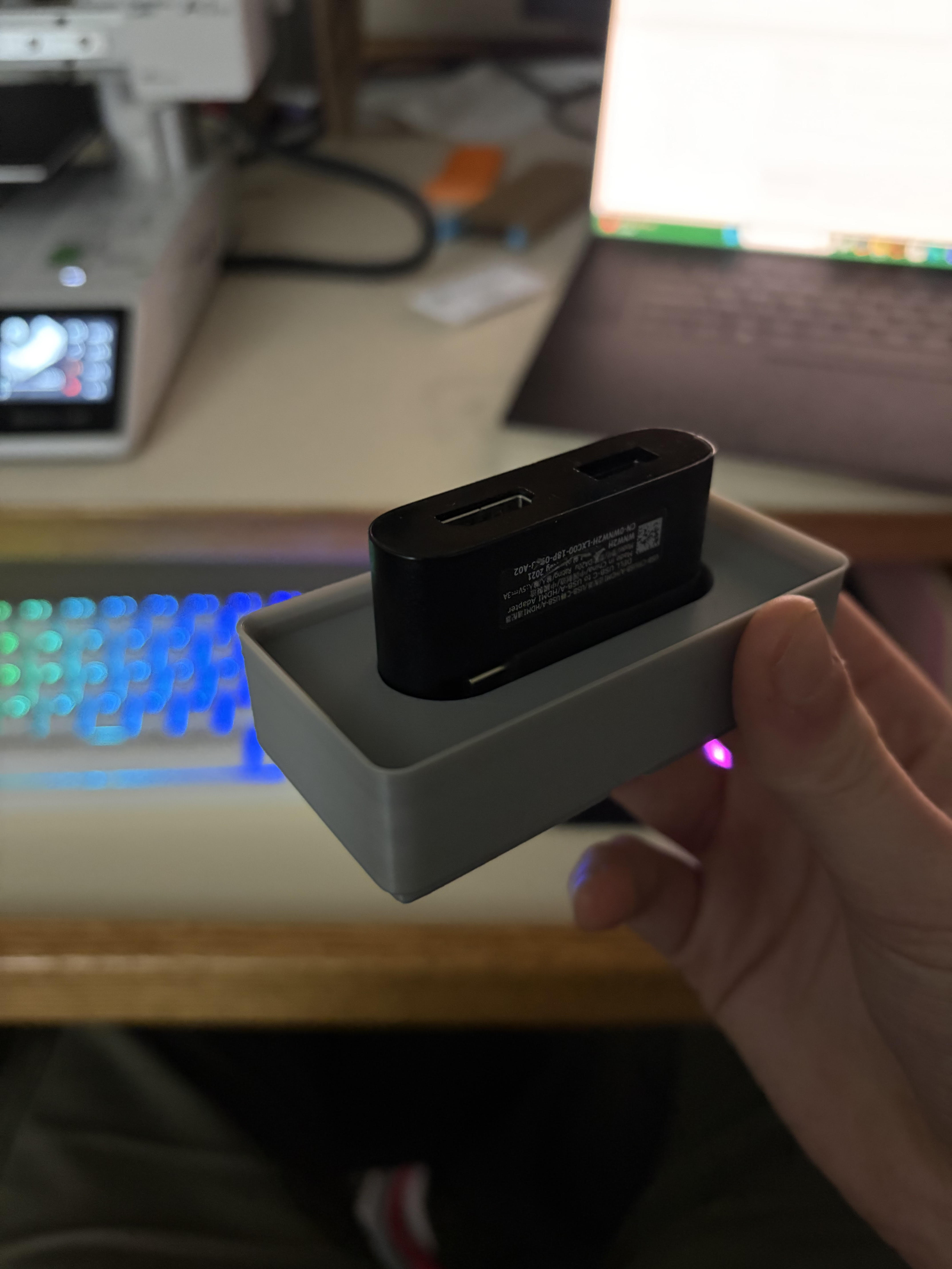 Dell USB -C to USB - A and HDMI Adapter Gridfinity