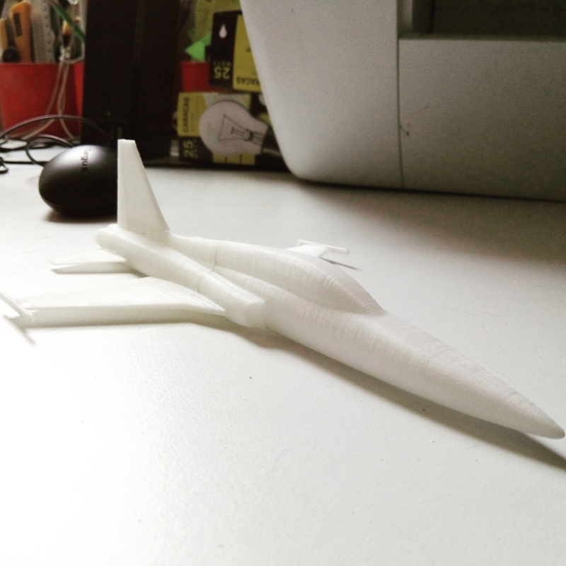Easy to print F-5 Tiger aircraft scale model (1/64) by Luis Fernando ...