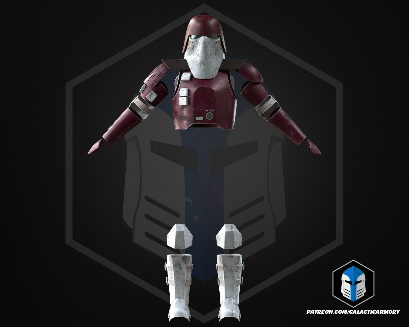 Galactic Marine Clone Trooper Helmet and Armor - 3D Print Files