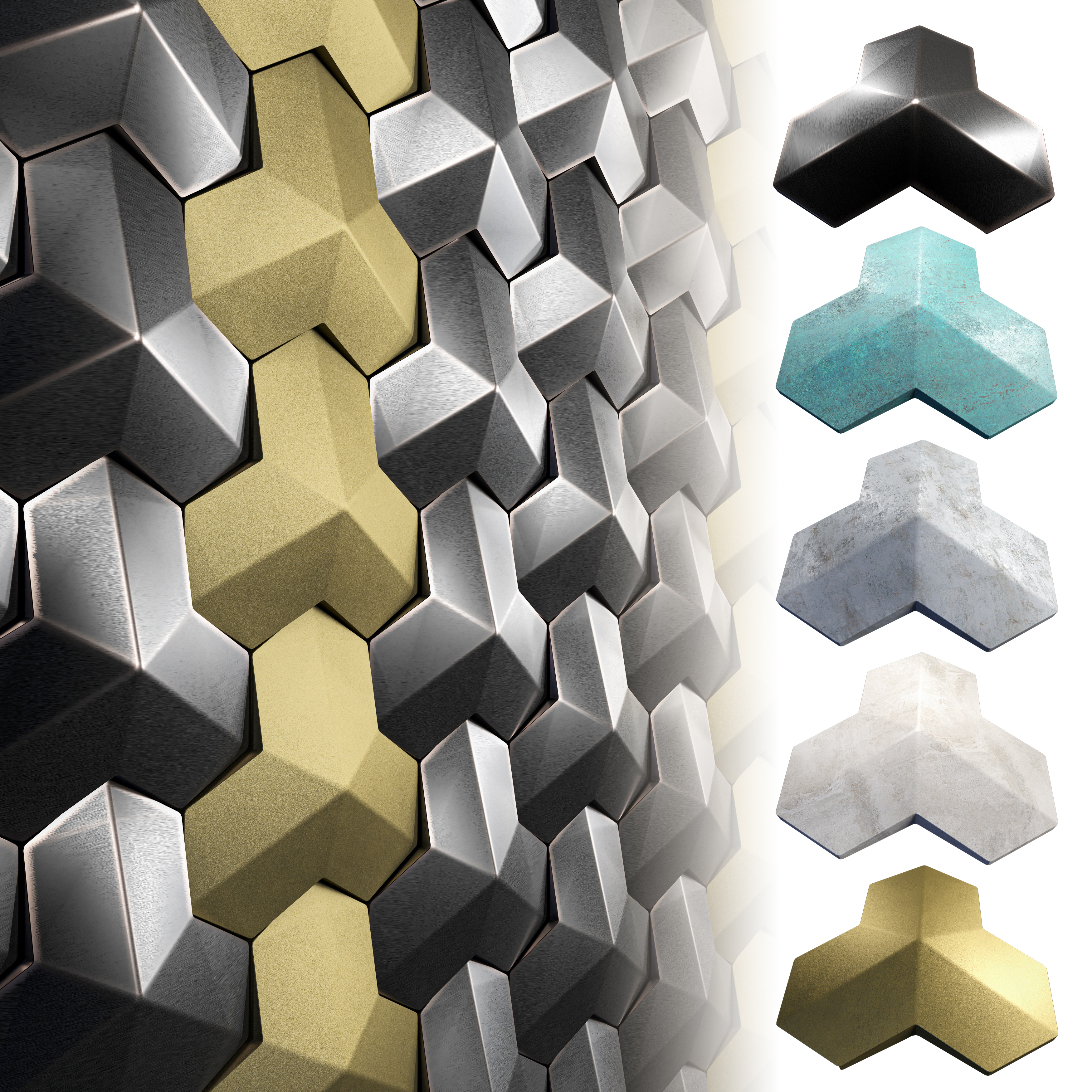 Equal 3d tiles
