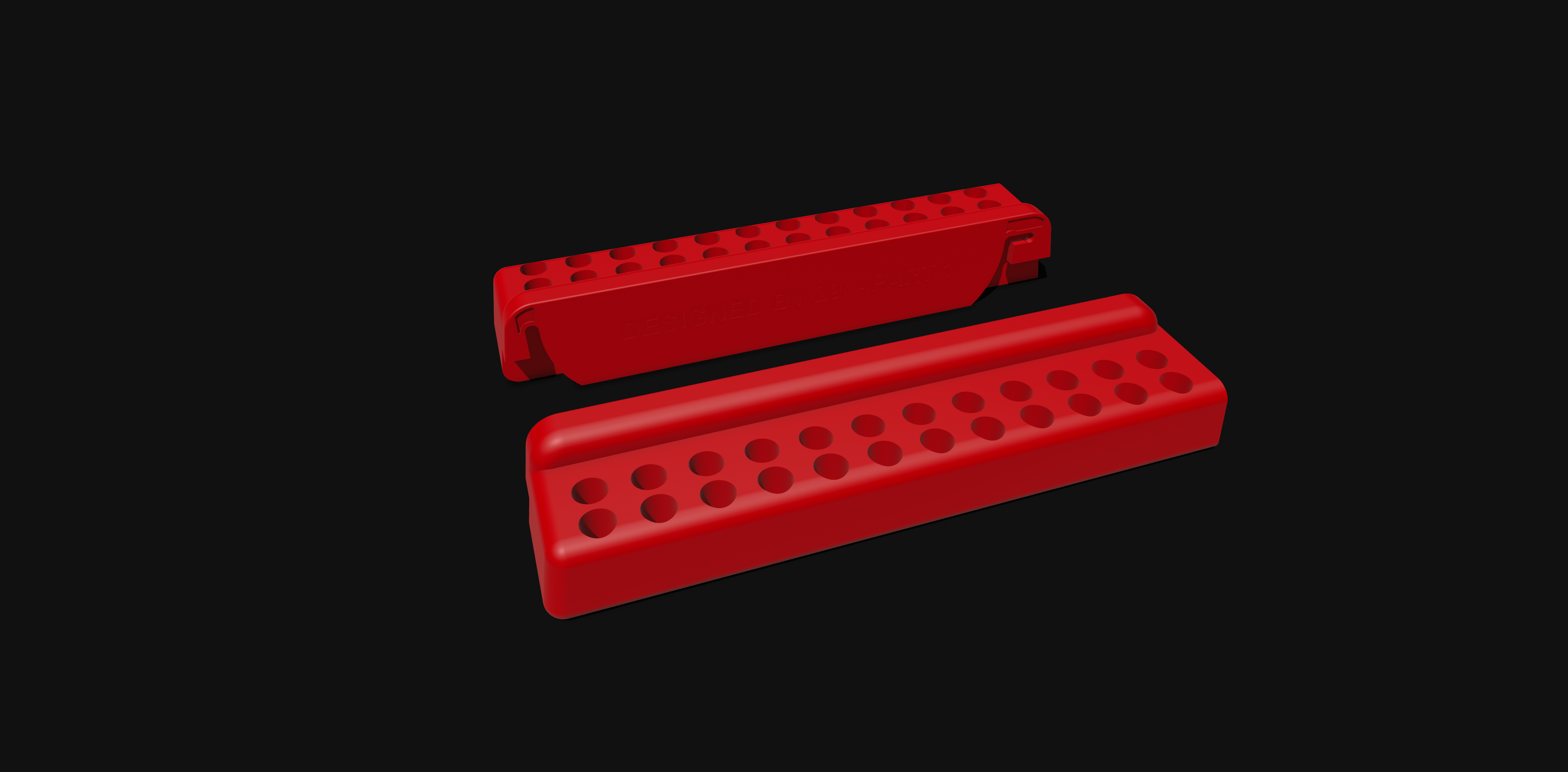 Side Brackets with Marker Holders for IKEA MÅLA Easel (Snap-On Upgrade)