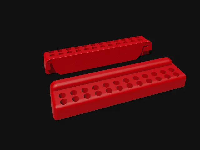 Side Brackets with Marker Holders for IKEA MÅLA Easel (Snap-On Upgrade)