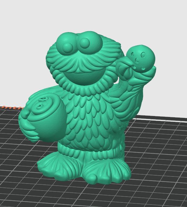 Krümelmonster aus der Sesamstraße