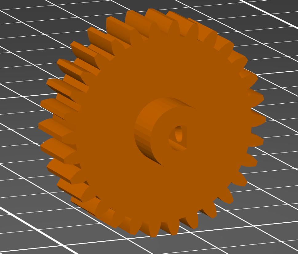DC Brushed Motor Compatible 30 Tooth Pinion Gear