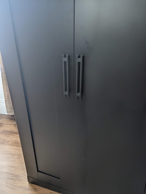 Double Bar Brimnes Wardrobe Door Pull Handle 160mm