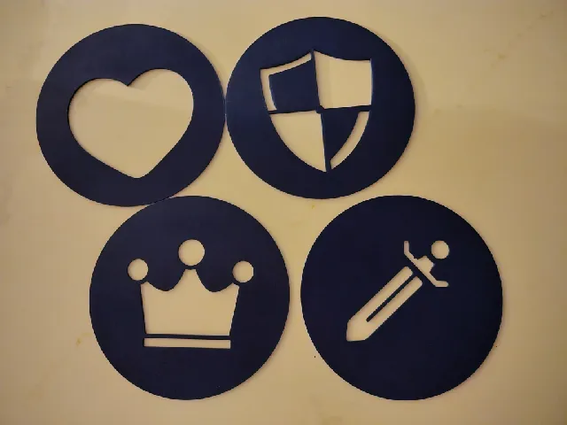 Stencils for drawings or decorations