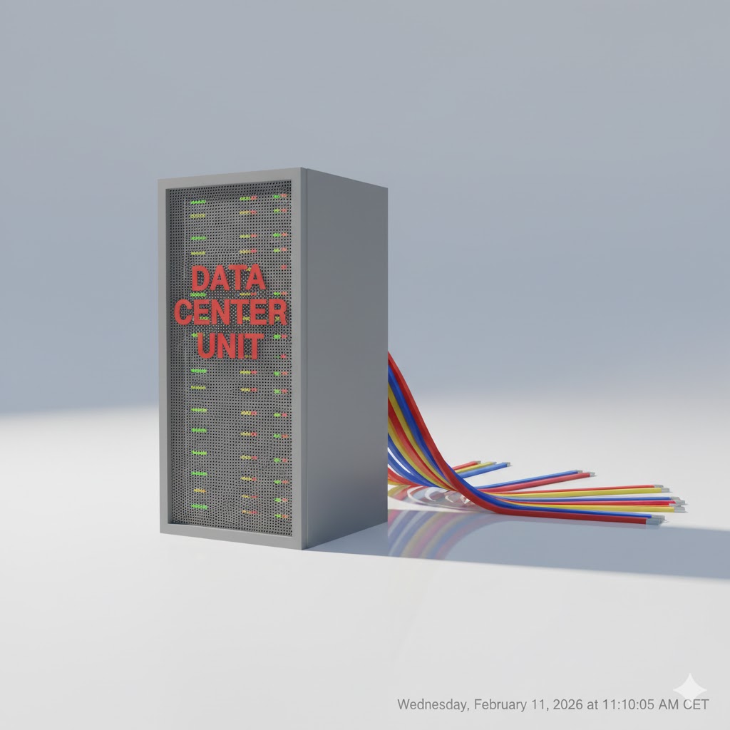 Low Poly Data Center Unit