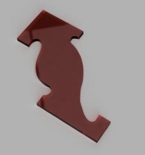 Curve Template for a Long Arm quilting machine