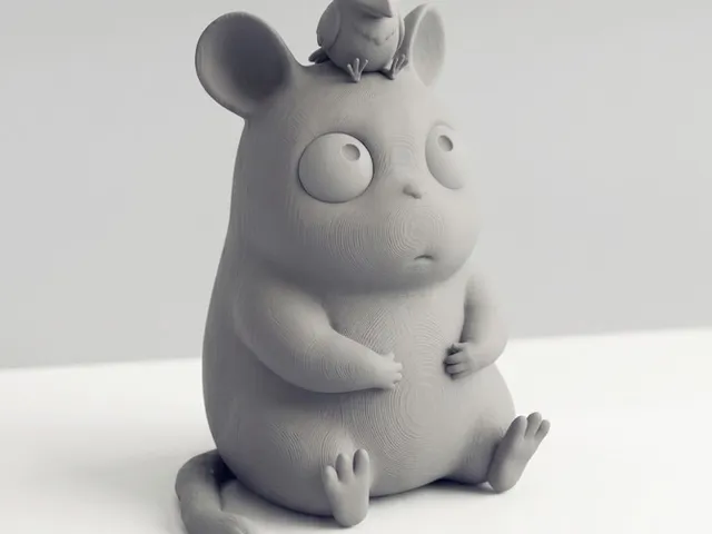 Boh Mouse & Yu-Bird Figurine (Spirited Away) • Support-Free / Easy Print