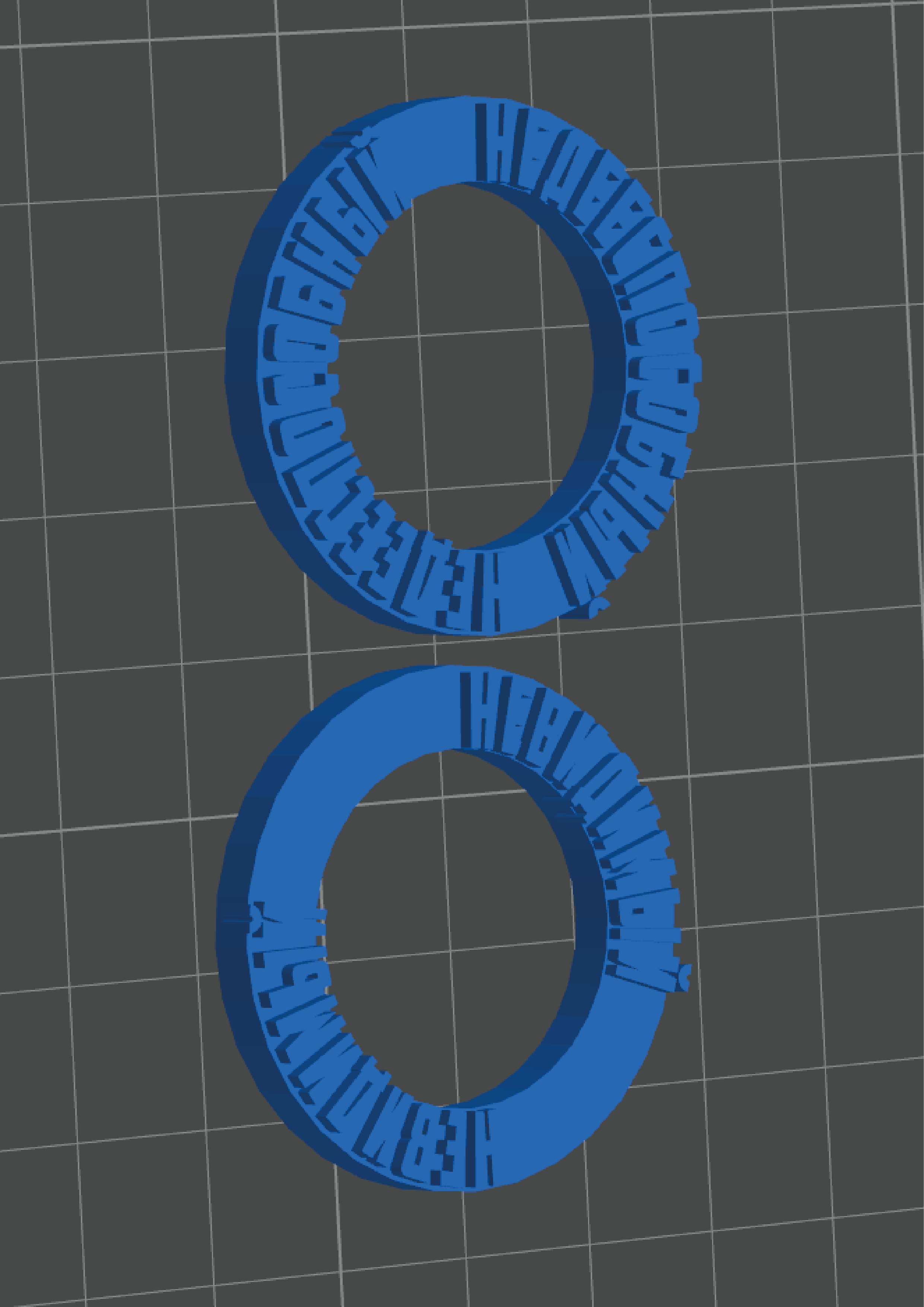 Dungeons & Dragons condition/status ring RUS 3D model