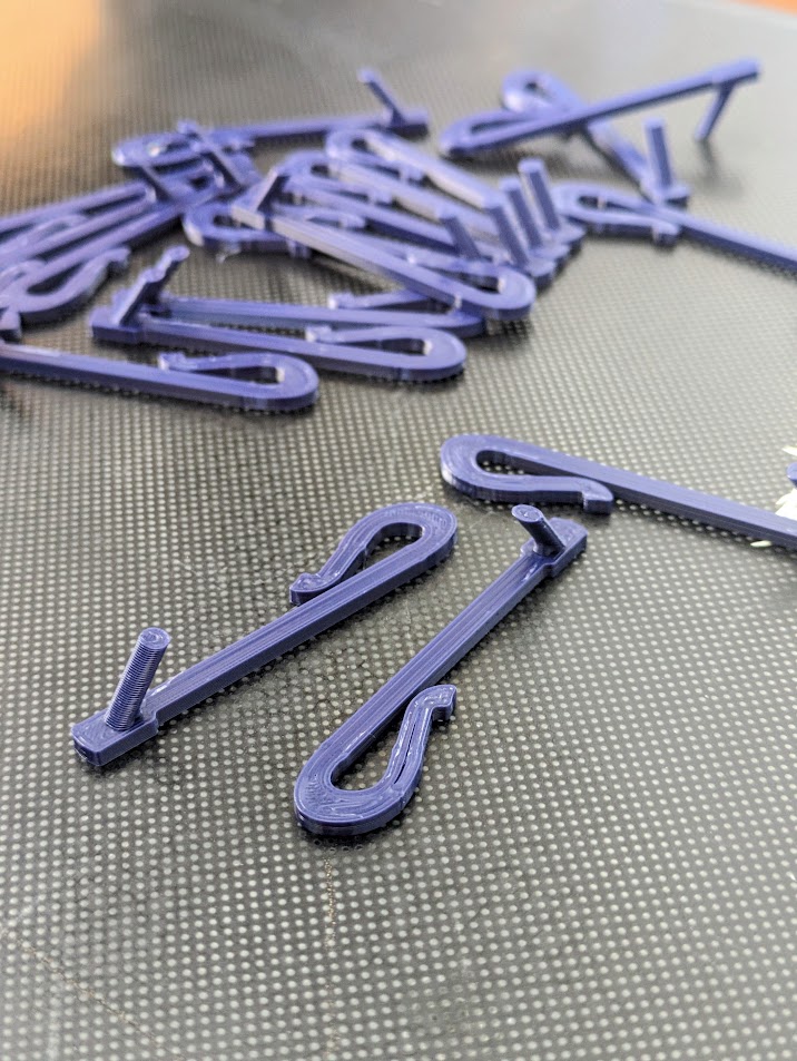 Simple 90° S Hook - No Supports Needed