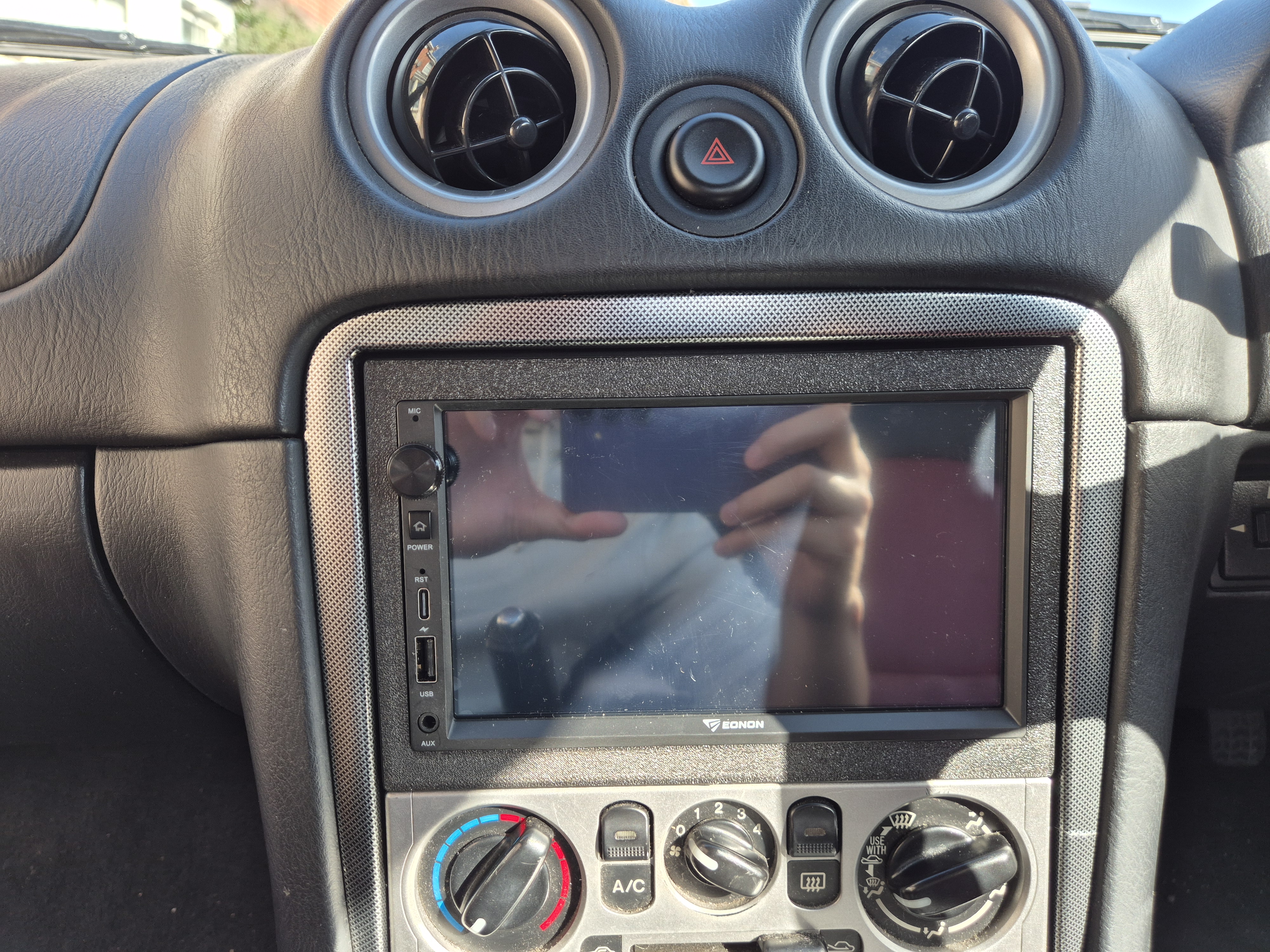 Double DIN bezel for MX5 & Eonon UX6S Head Unit