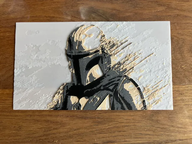 Mandalorian HueForge