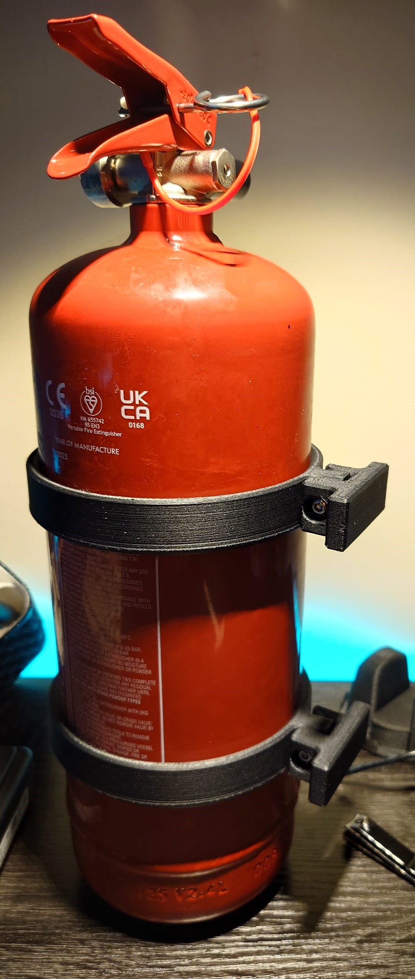 Fire Extinguisher Horizontal Wall Mount/ Quick Release — miniatura 8