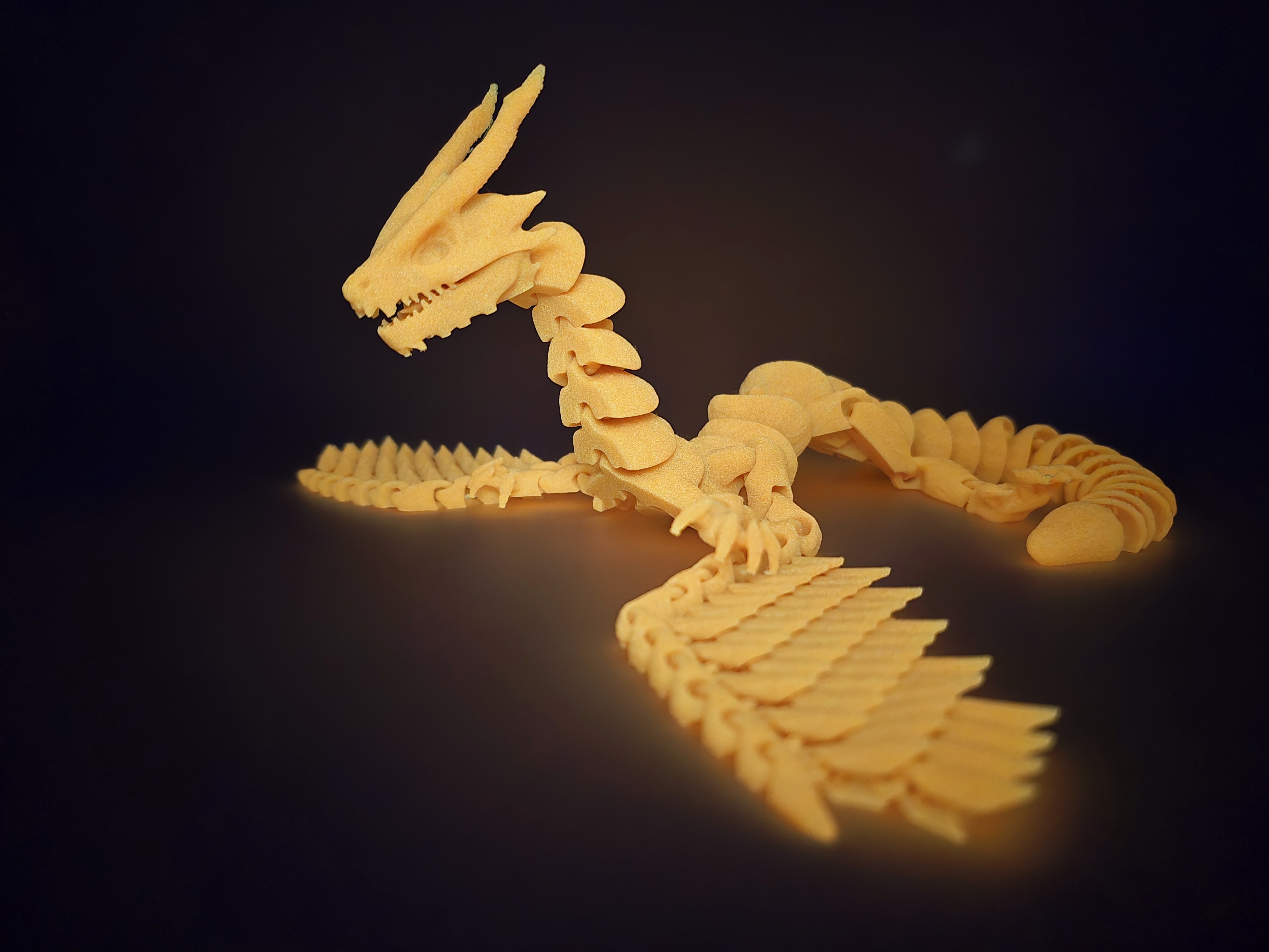 Flexi Posable Magma Dragon