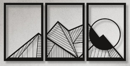 Modern Wall Art [FREE STL + SVG] Easy Print No Supports