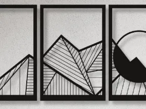 Modern Wall Art [FREE STL + SVG] Easy Print No Supports