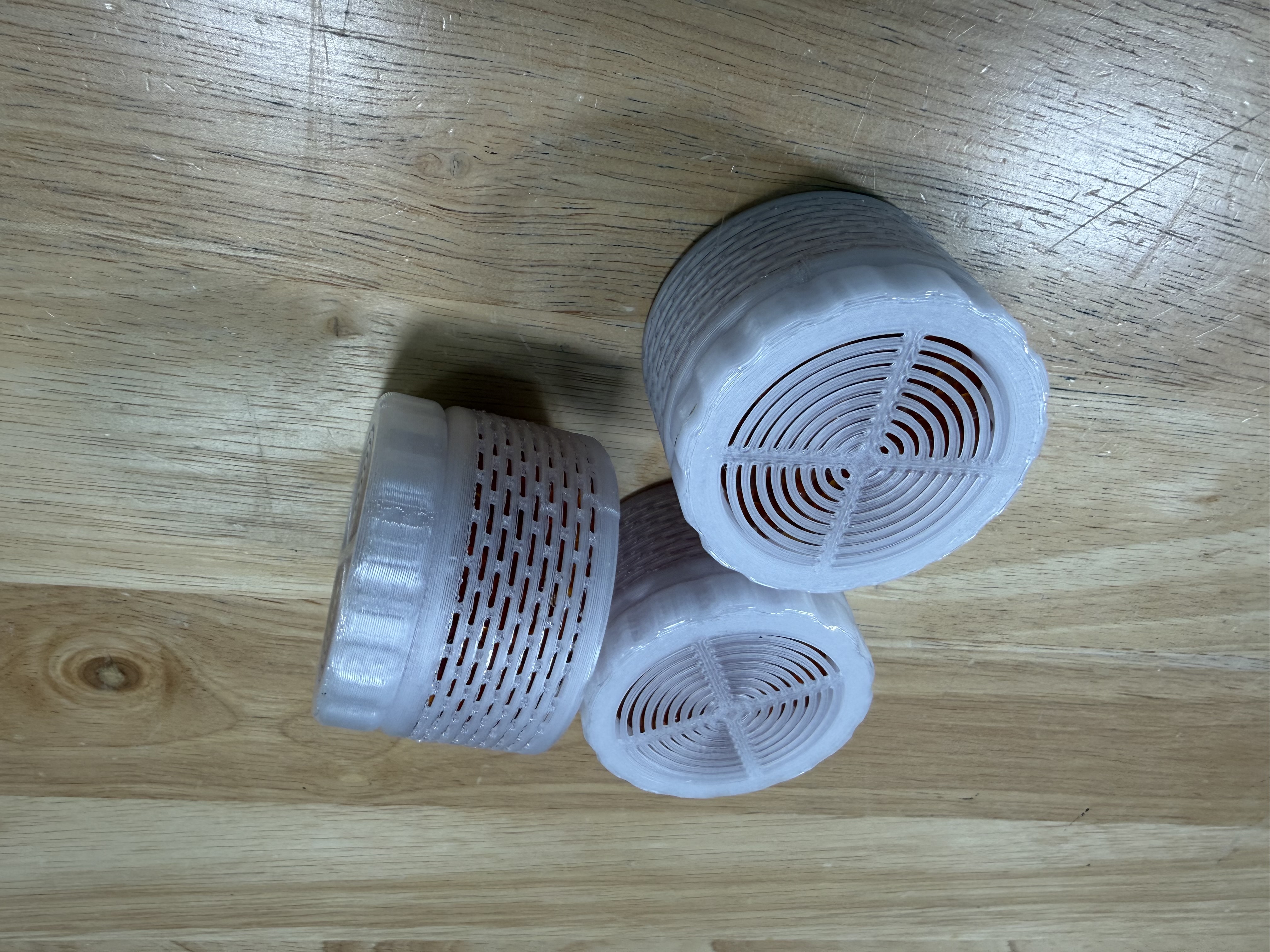 Silica gel spool container (34mm) and funnel
