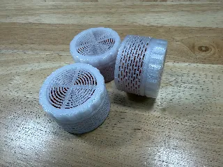 Silica gel spool container (34mm) and funnel