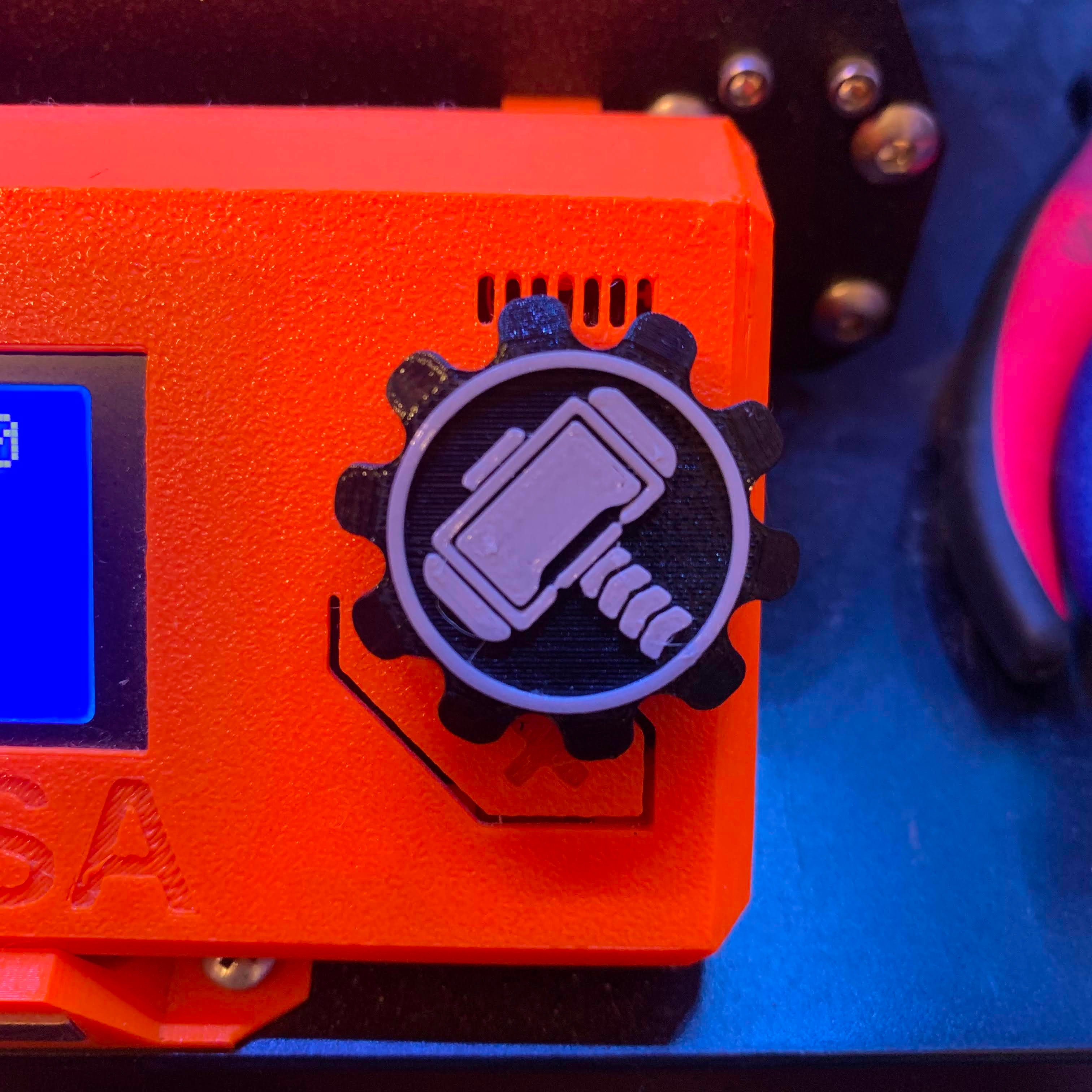 Marvel Thor Hammer LCD Knob for Prusa MK3S / Mini