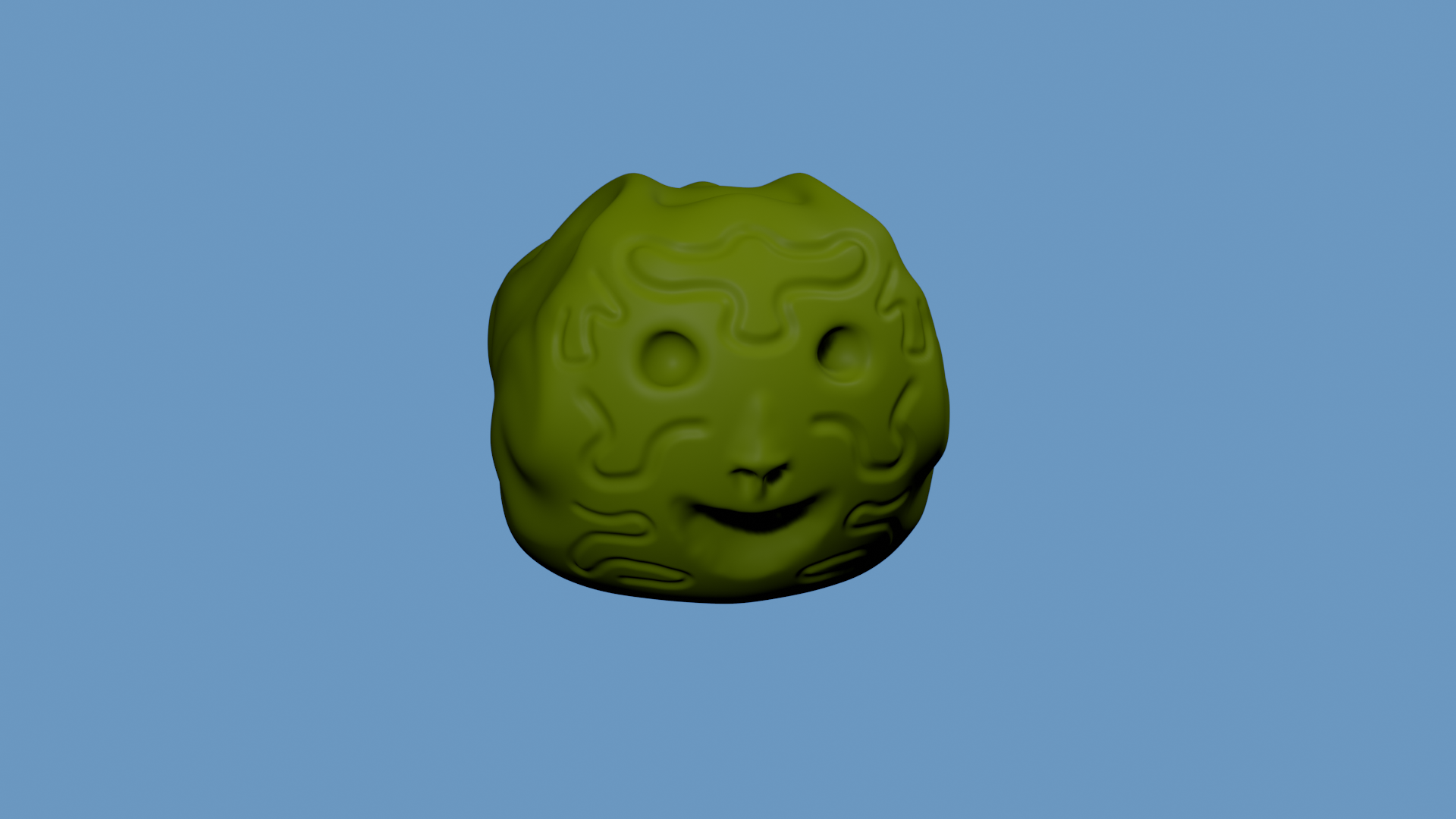 Swirly Smiling Face Model