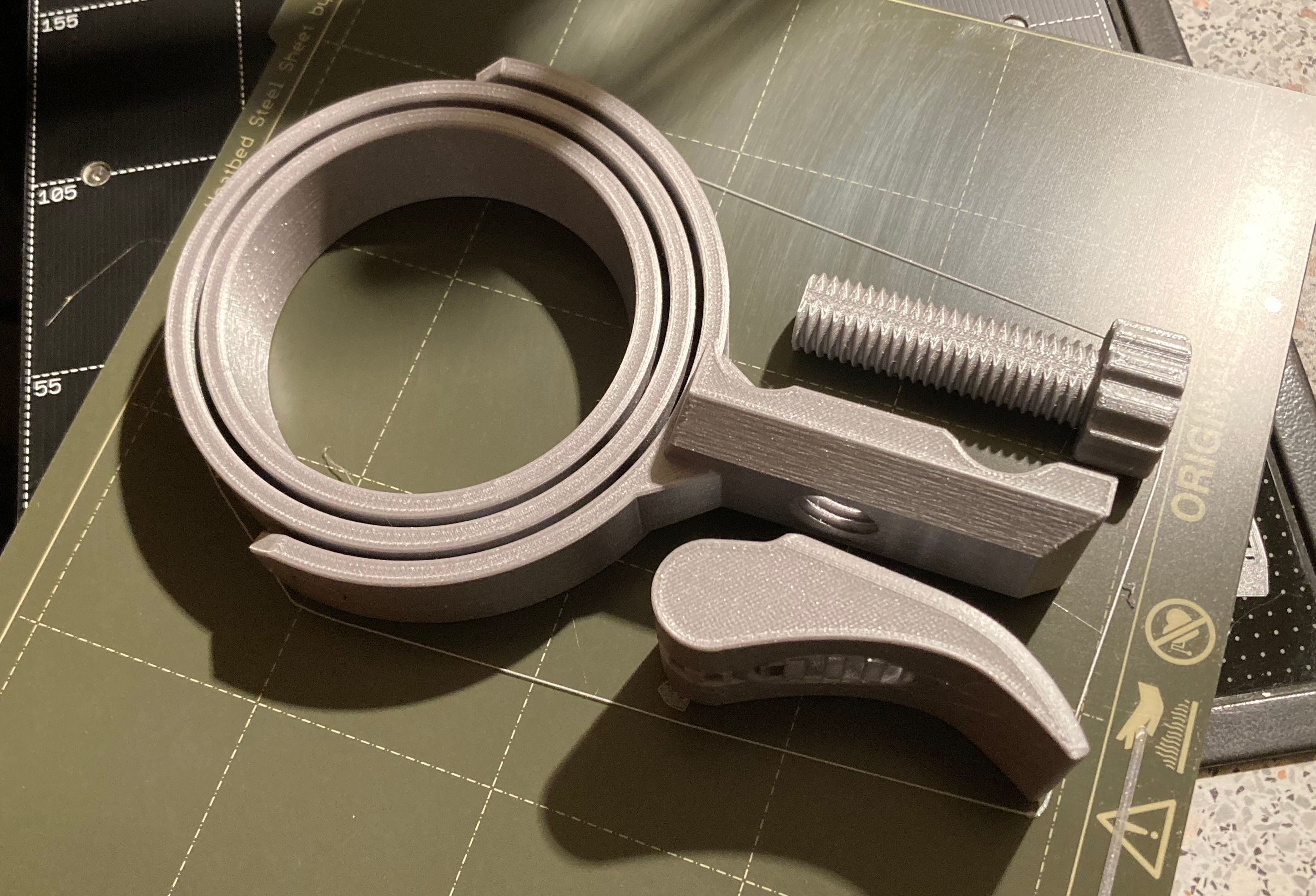 Modified clamp for 'Universal Travel Coffee Gimbal'