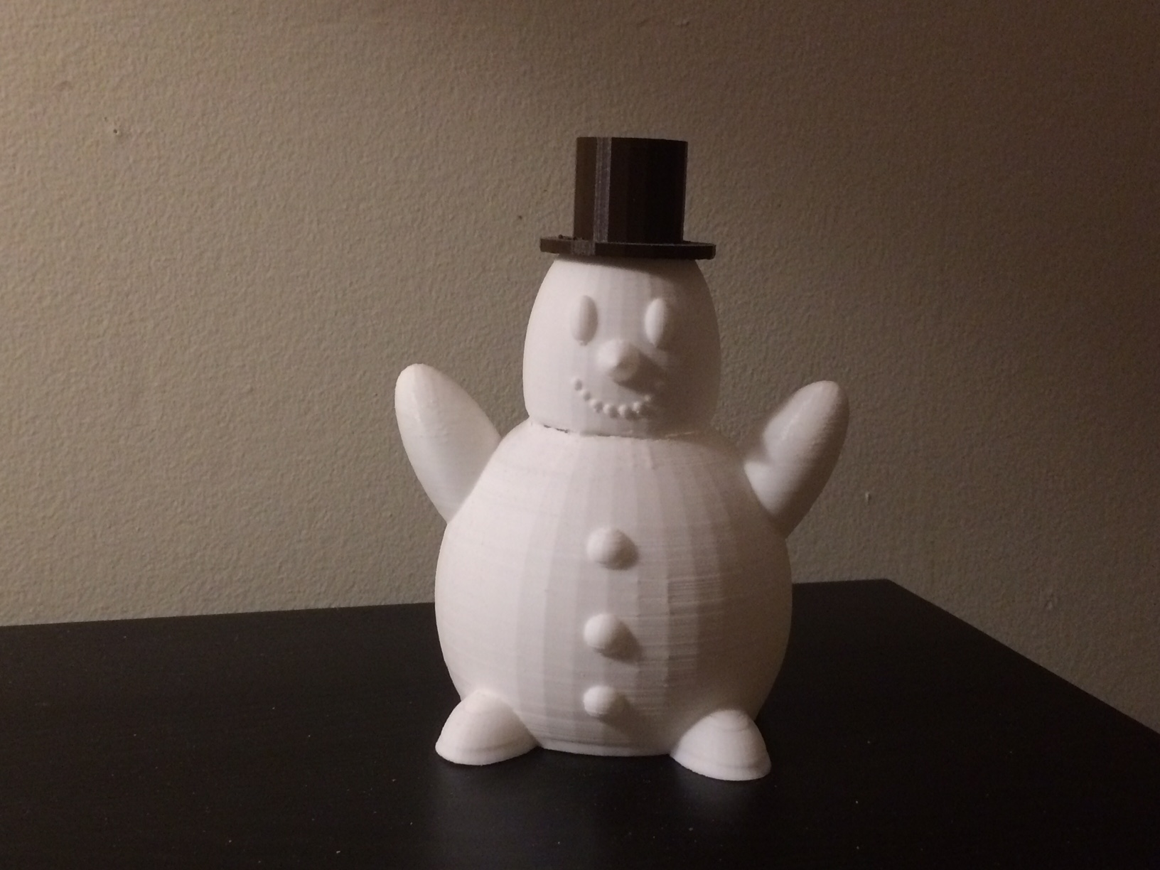 Miniatura 2 do modelo 3D Snowman light