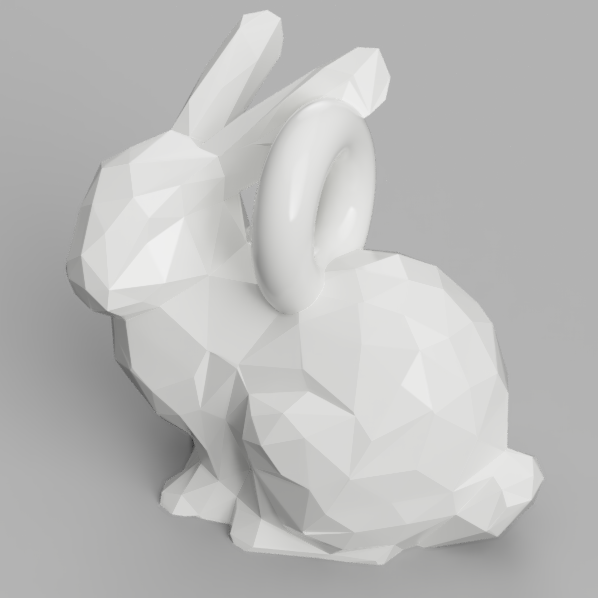bunny keyring