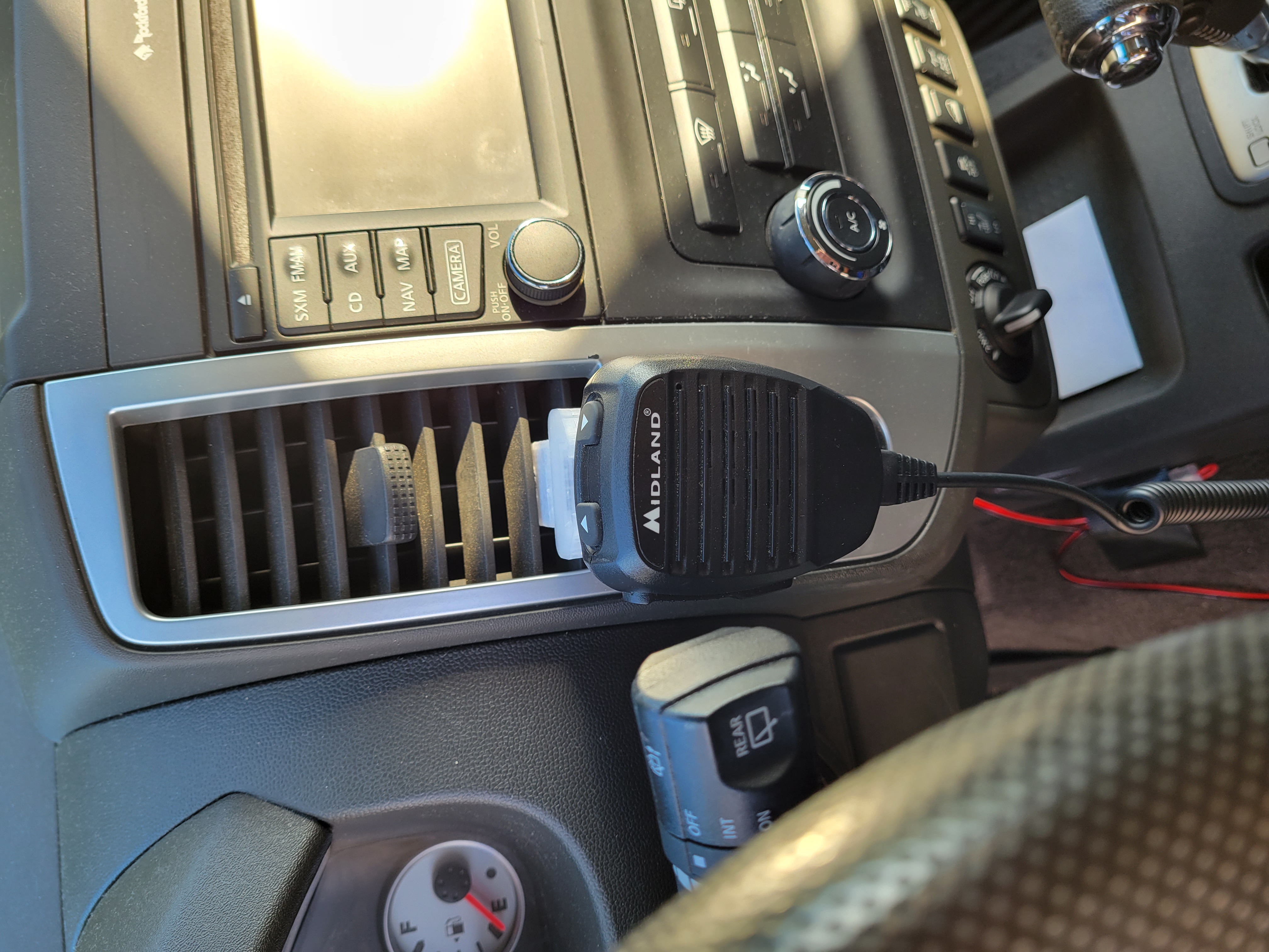 Radio mic mount