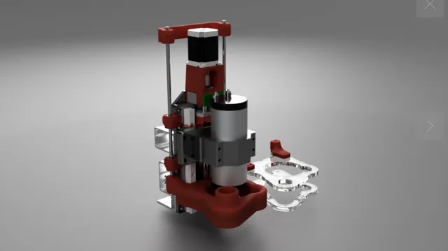 Z independent dust shoe for the PrintNC CNC