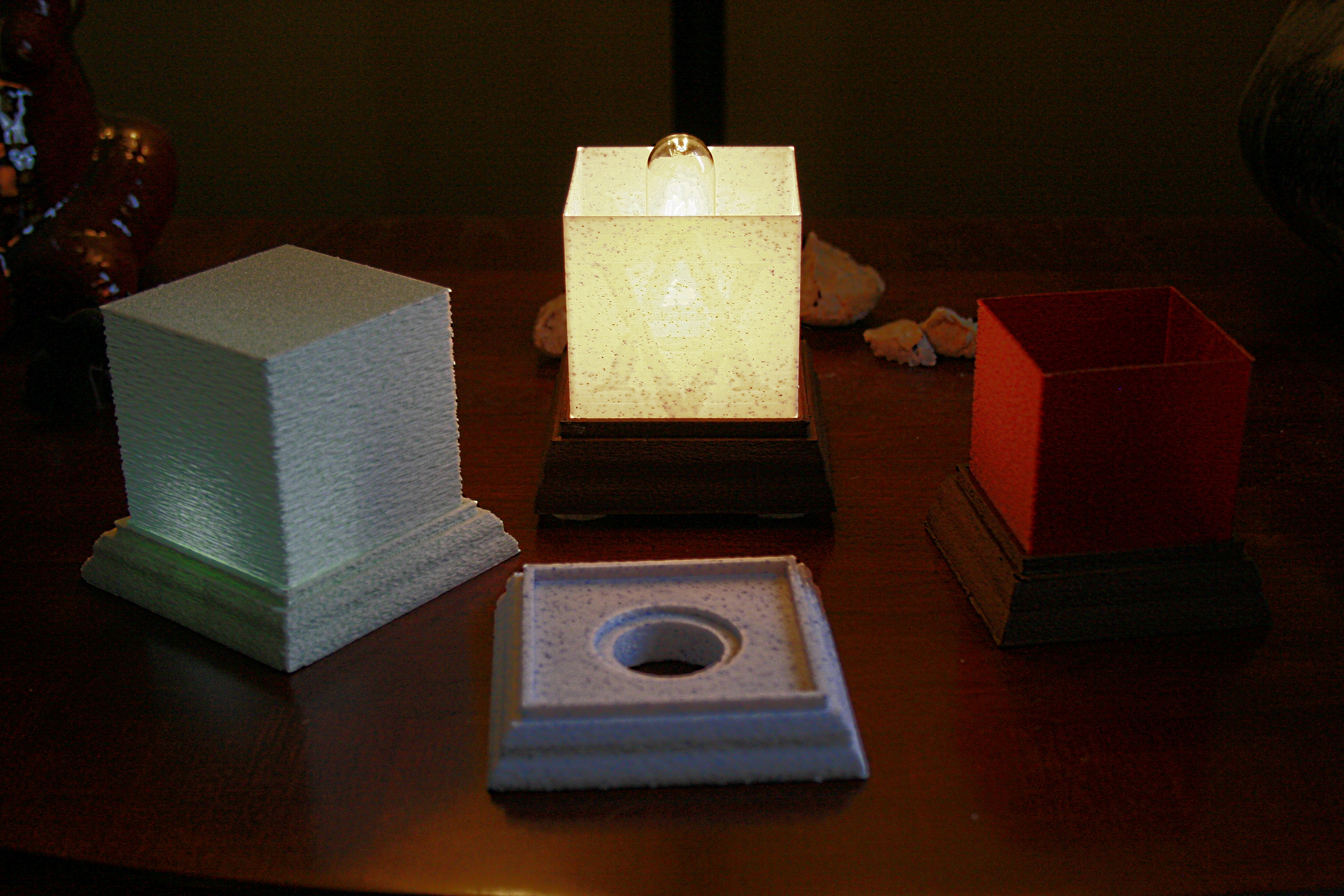Versatile Square Lamp Base