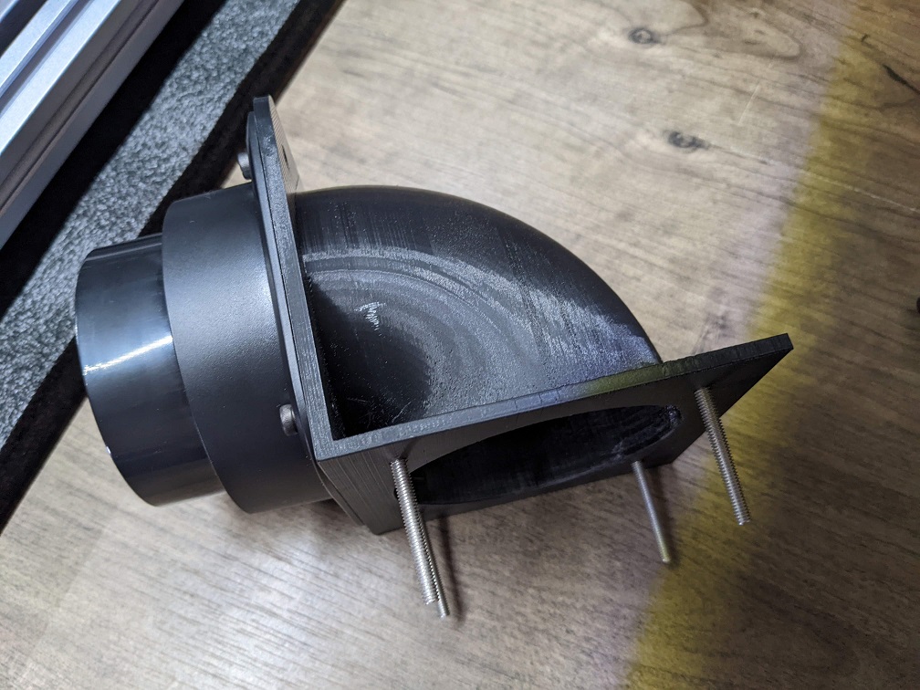 Snapmaker 2 A350 Enclosure Exhaust Vent Diverter 90deg