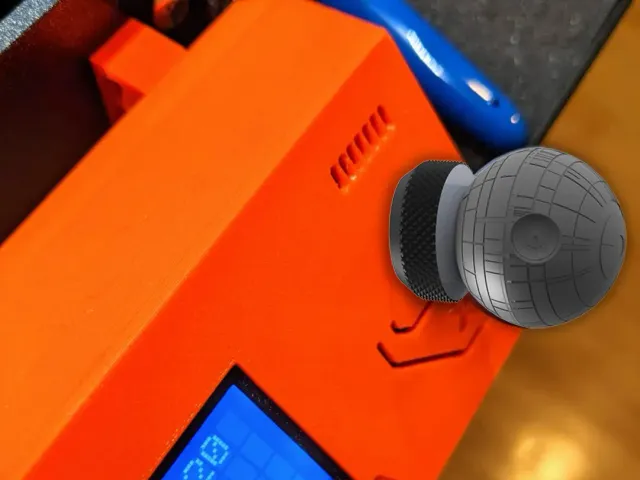 Death Star 3d Printer Control Knob Star Wars Knob Upgrade - STAY ON TARGET!