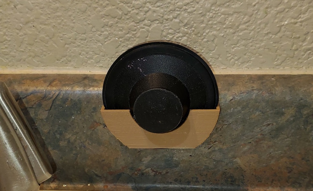 Kitchen Sink Stopper Holder by Justin Spanier Download free STL model