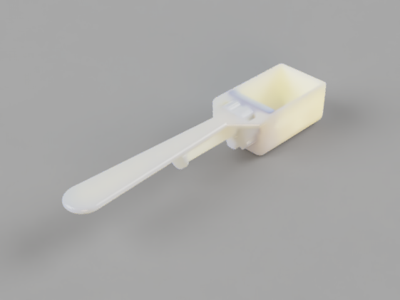 Miniatura 2 do modelo 3D Adjustable Measuring Spoon