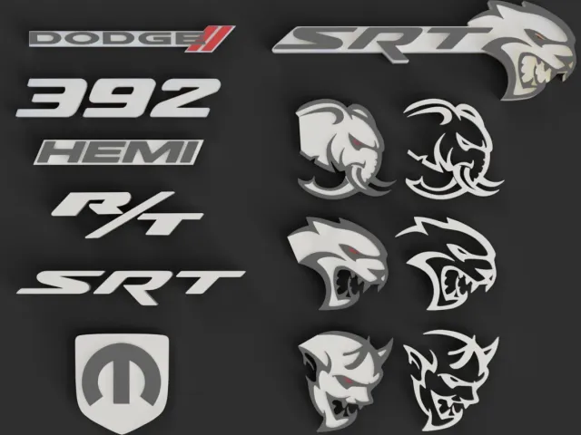 Assorted Dodge Badges