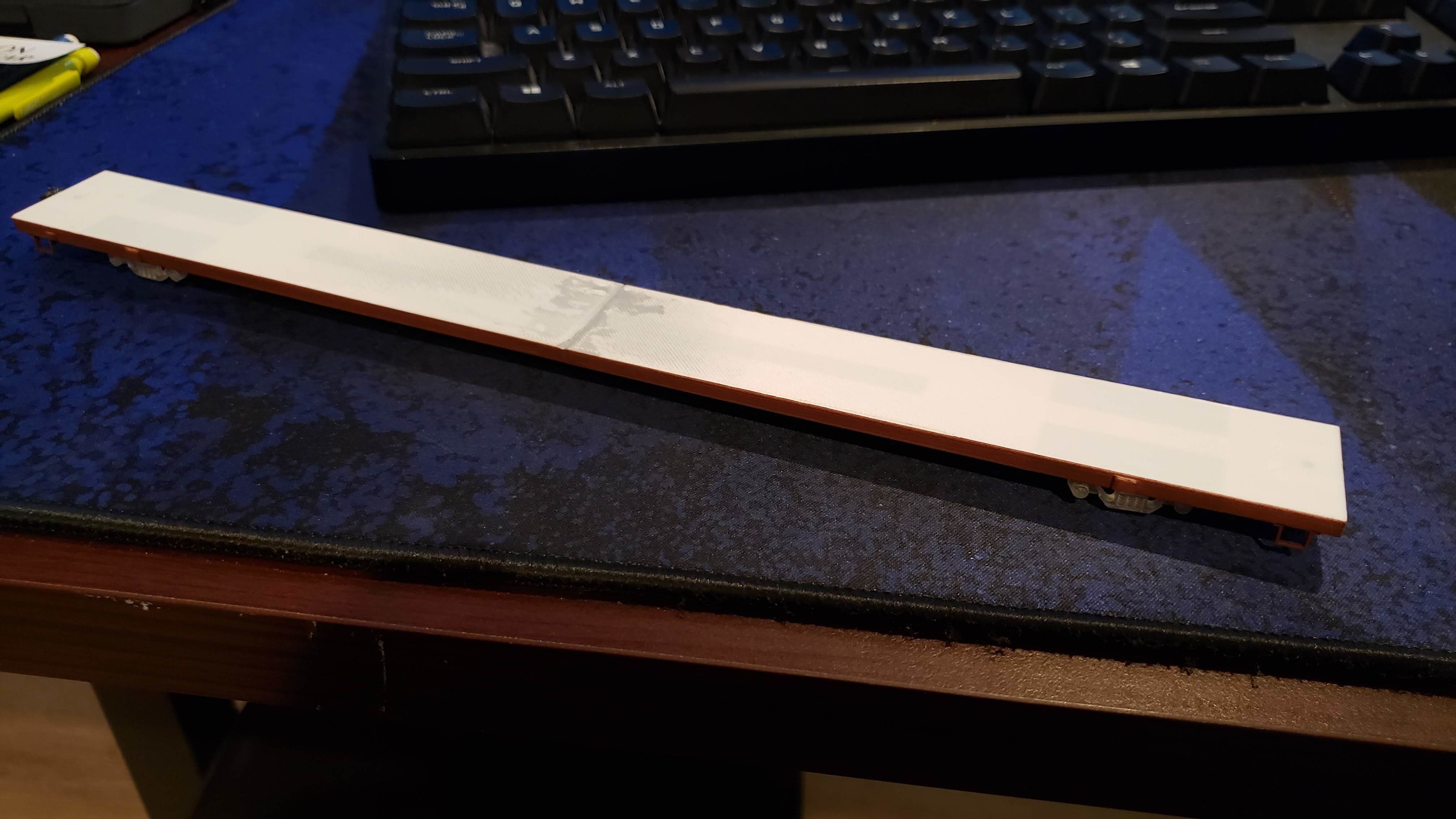 Model Train 89 Foot Flat Car