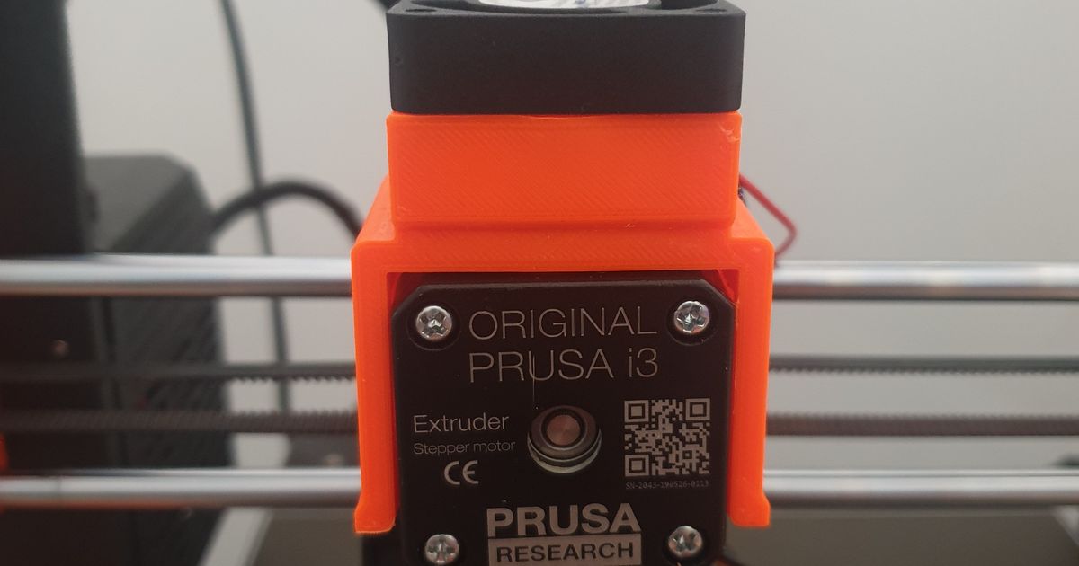 extruder motor heatsink for prusa mk3s by angelo 83 Download free STL