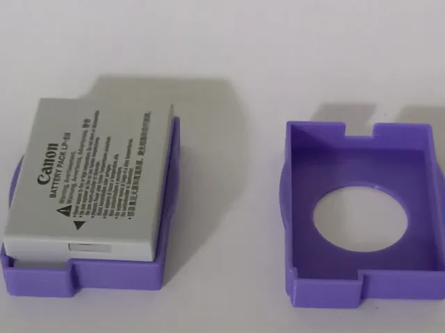Canon Camera Battery Cover - With hole