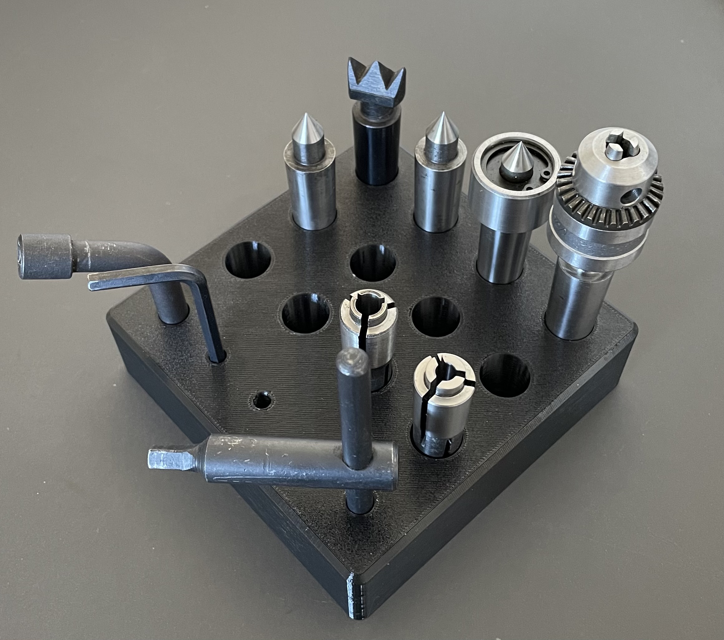 MT2 / MK2 Tool Holder Stand for Mini Lathe by Scientific Prototypes