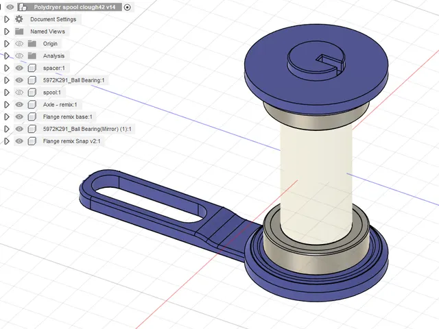 Ball Bearing Axle Shaft for PolyDryer REMIX