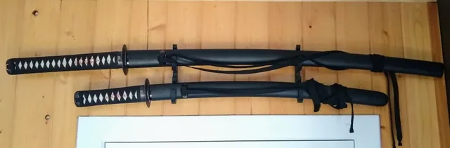 Simple Sword Rack / Hanger / Bracket for Daisho Katana Wakizashi