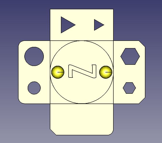 Miniatura 4 do modelo 3D Calibration cube & test setting