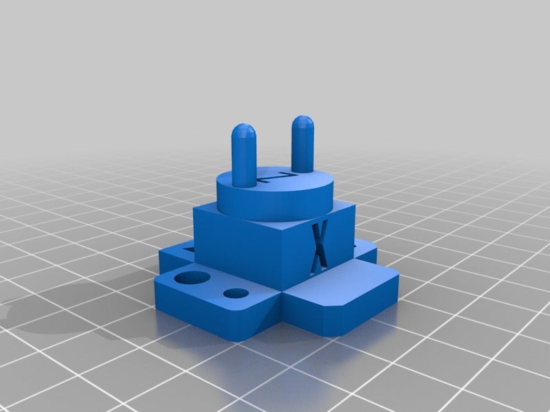 Miniatura 5 do modelo 3D Calibration cube & test setting