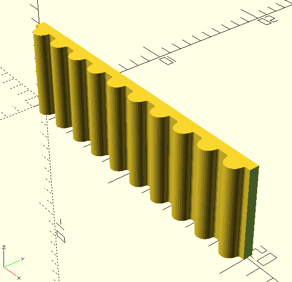 GT2 timing belt profile by Brandano Download free STL model
