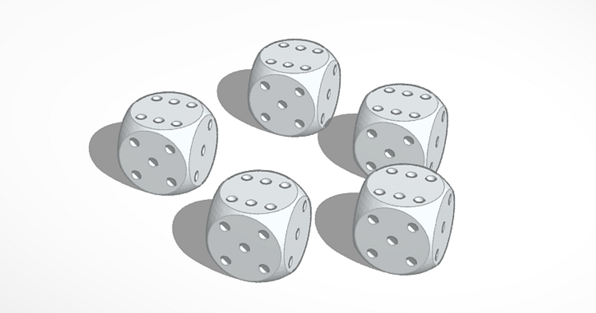Dice by Noodlenoggin | Download free STL model | Printables.com