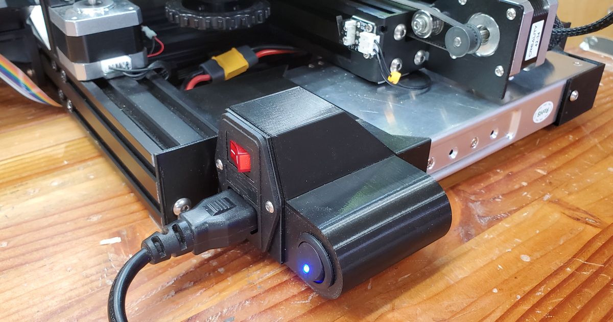 Ender 3 power supply relocate by Larry Marley Download free STL model